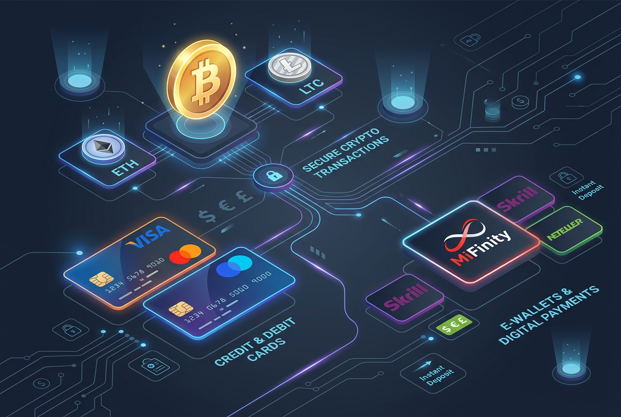 Selection of secure payment methods for online casino in 2026
